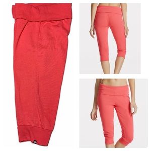 FABLETICS Cropped Foldover Leisure Joggers Sz L